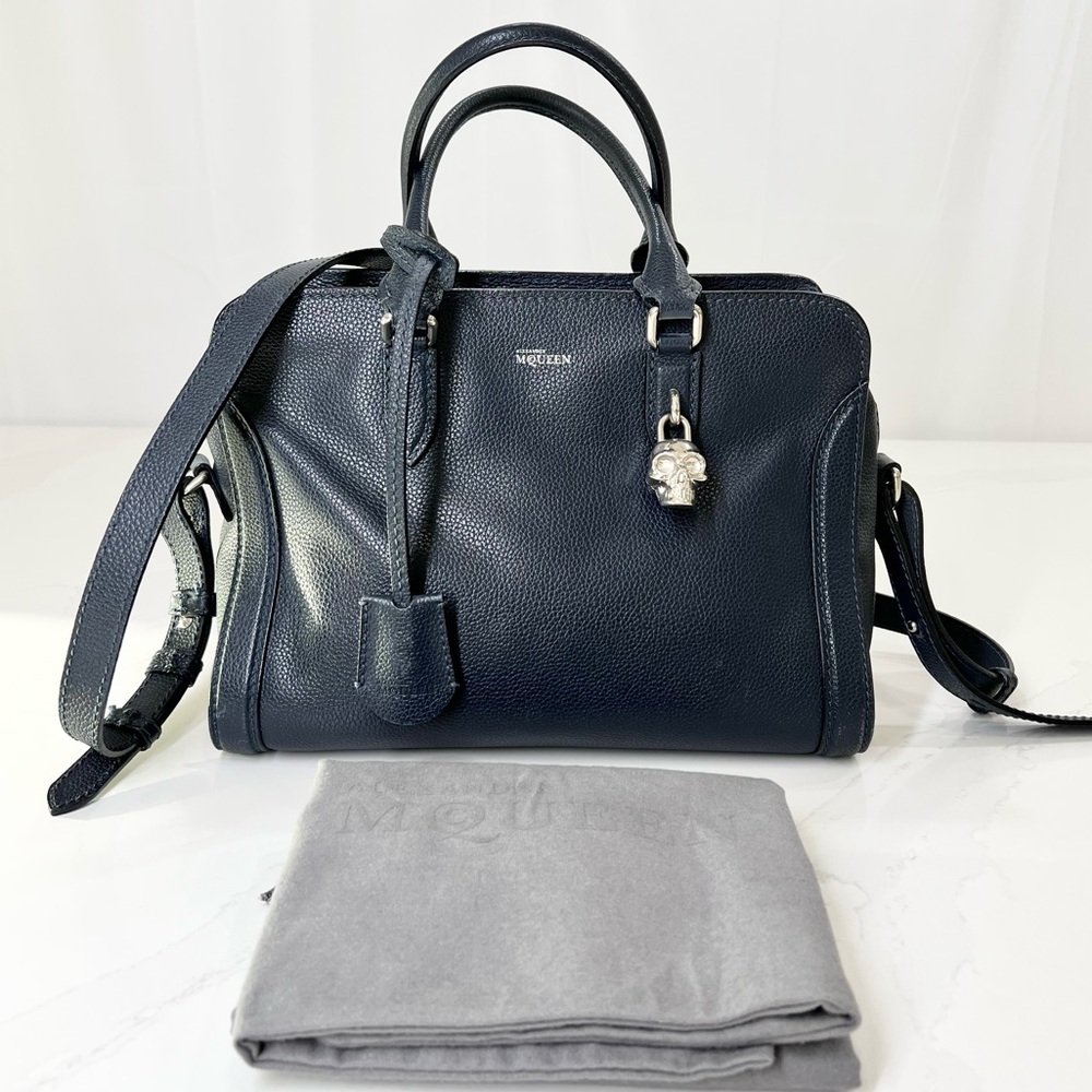 Alexander McQueen Satchel Bag Skull Padlock